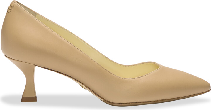 Sarah Flint Perfect Kitten Pump 50 - Sand Calf