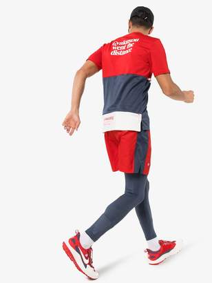 Nike Mens X Gyakusou Red Colour Block T-shirt