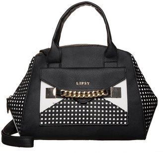 Lipsy Handbag black/white