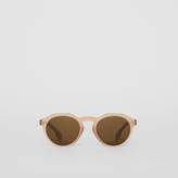 Thumbnail for your product : Burberry Keyhole Round Frame Sunglasses