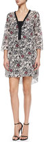 Thumbnail for your product : Thakoon Scroll-Print Dress W/ Half Placket