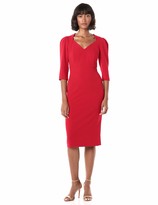 calvin klein red dress