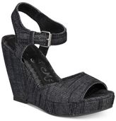 Thumbnail for your product : Naughty Monkey Block Party Platform Wedge Sandals