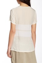 Thumbnail for your product : James Perse Stripe Scoop Neck Tee