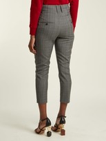 Thumbnail for your product : Etoile Isabel Marant Noah Cropped Wool Trousers - Light Grey