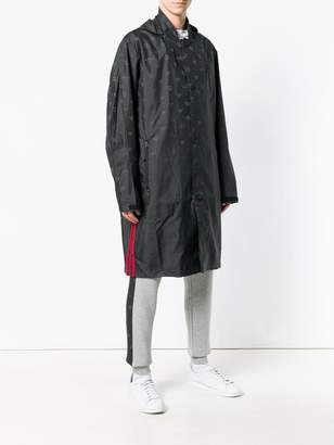 adidas long brand raincoat