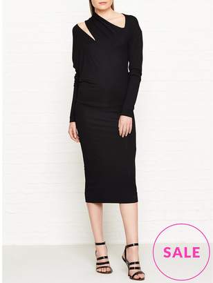 Vivienne Westwood Timans Long Sleeved Cut Out Shoulder Dress