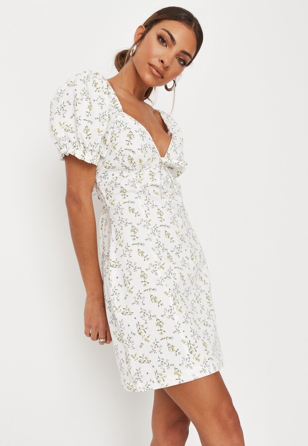milkmaid denim dress