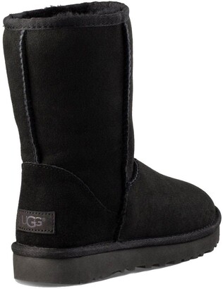 UGG Womens Black Suede Ankle Boots