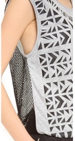 Thumbnail for your product : Faith Connexion Sleeveless Dress with Mesh
