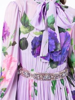 Thumbnail for your product : Dolce & Gabbana Floral Print Crystal-Embellished Gown