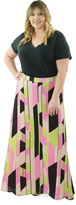 Thumbnail for your product : Marée Pour Toi Geometric Maxi Skirt