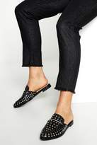 Thumbnail for your product : boohoo Studded Mule Loafers