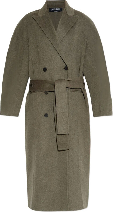 Jacquemus Curved Jacket for Men belted coat