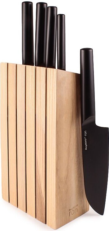 Berghoff Ron Stainless Steel 6-piece Knife Block Set