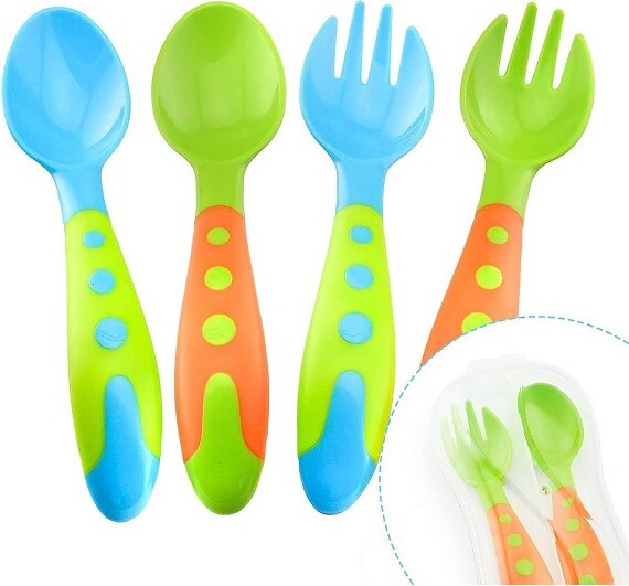 Silicone Baby Spoons For Baby Led Weaning 2-pack, First Stage Baby Feeding  Spoon Set Gum Friendly Bpa Lead Phthalate And Plastic Free (pink) : Target