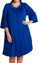 Thumbnail for your product : Shadowline Women's Plus Size Petals 3/4 Sleeve 41 Inch Waltz Coat