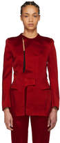 Thumbnail for your product : Haider Ackermann Red Open Back Jacket
