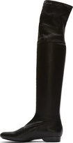Thumbnail for your product : Robert Clergerie Old Robert Clergerie Black Leather Over The Knee Boots