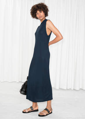 And other stories Mock Neck Maxi Dress