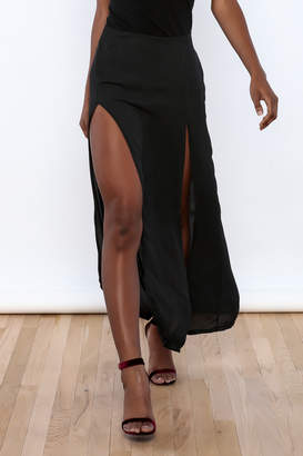 Brandy Melville Black Long Skirt
