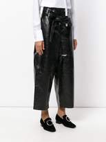 Thumbnail for your product : Valentino belted bow trousers
