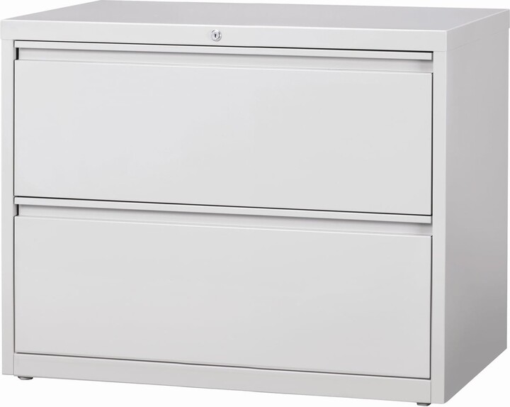 Hirsh 8000 Series 36" Wide 2Drawer Lateral File Light Gray