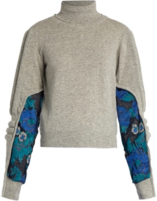 Preen by Thornton Bregazzi Samuel roll-neck contrast-panel sweater