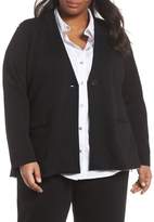 Thumbnail for your product : Eileen Fisher Stand Collar Blazer (Plus Size)