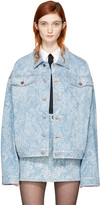 Thumbnail for your product : Marc Jacobs Indigo Oversized Embellished Denim Jacket