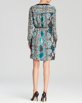 Thumbnail for your product : Adrianna Papell Snakeskin Print Shirt Dress