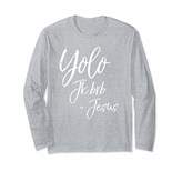 Thumbnail for your product : Yolo JK BRB - Jesus Long Sleeve Shirt Funny Resurrection Tee