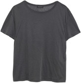 Thumbnail for your product : Ann Demeulemeester Cotton And Silk-blend Jersey T-shirt