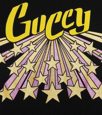 Gucci Kids Guccy printed cotton T-shirt