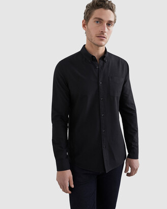 French Connection Men's Business Shirts - Oxford Slim Fit Shirt