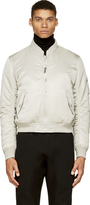 Thumbnail for your product : Phenomenon Grey Insulated URA A-1 Bomber Jacket