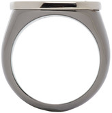 Thumbnail for your product : Versace Silver Greek Key Signet Ring