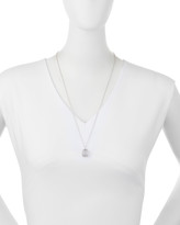 Thumbnail for your product : Monica Rich Kosann Small Silver Carpe Diem Pendant Necklace, 30"L
