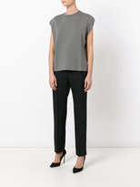Thumbnail for your product : Balenciaga high-waisted pants - women - Cotton/Mohair/Wool - 36