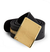 Thumbnail for your product : Giuseppe Zanotti Zipper Logo Belt