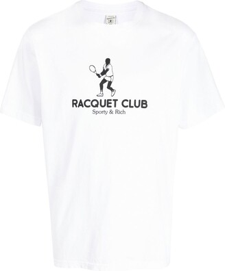 Sporty & Rich Graphic Print T-Shirt
