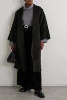 Thumbnail for your product : Le Kasha Soura Belted Cashmere Coat - Black