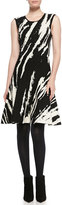 Thumbnail for your product : Ohne Titel Core Sleeveless Patterned A-Line Dress