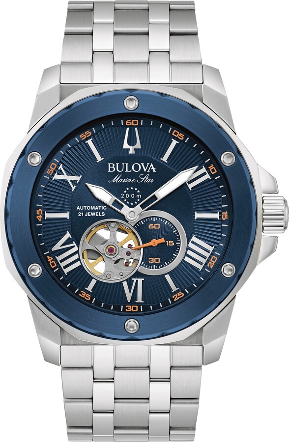 Bulova Marine Star Series A Bracelet Watch, 45mm