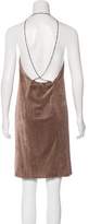 Thumbnail for your product : Bottega Veneta Beaded Velvet Dress