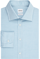 Thumbnail for your product : Armani Collezioni Men's Micro Geometric-Weave Shirt-LIGHT BLUE