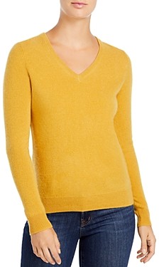mustard cashmere jumper