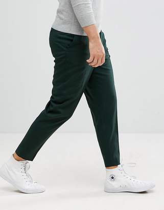 ASOS DESIGN Tapered Smart Pants In Green