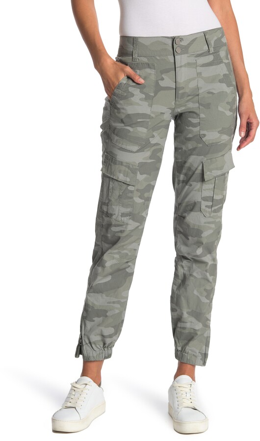 Democracy Camo High Rise Utility Joggers - ShopStyle Casual Pants