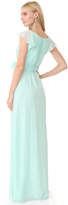 Thumbnail for your product : Joanna August Dorian Ruffle Sleeve Wrap Dress